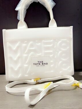 Marc Jacobs Inspired- The Tote Bag in White -